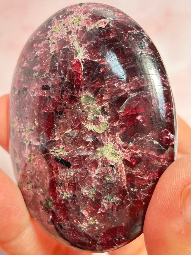 ガーネット　ハイグレード　パーム　綺麗すぎる　1月誕生日石