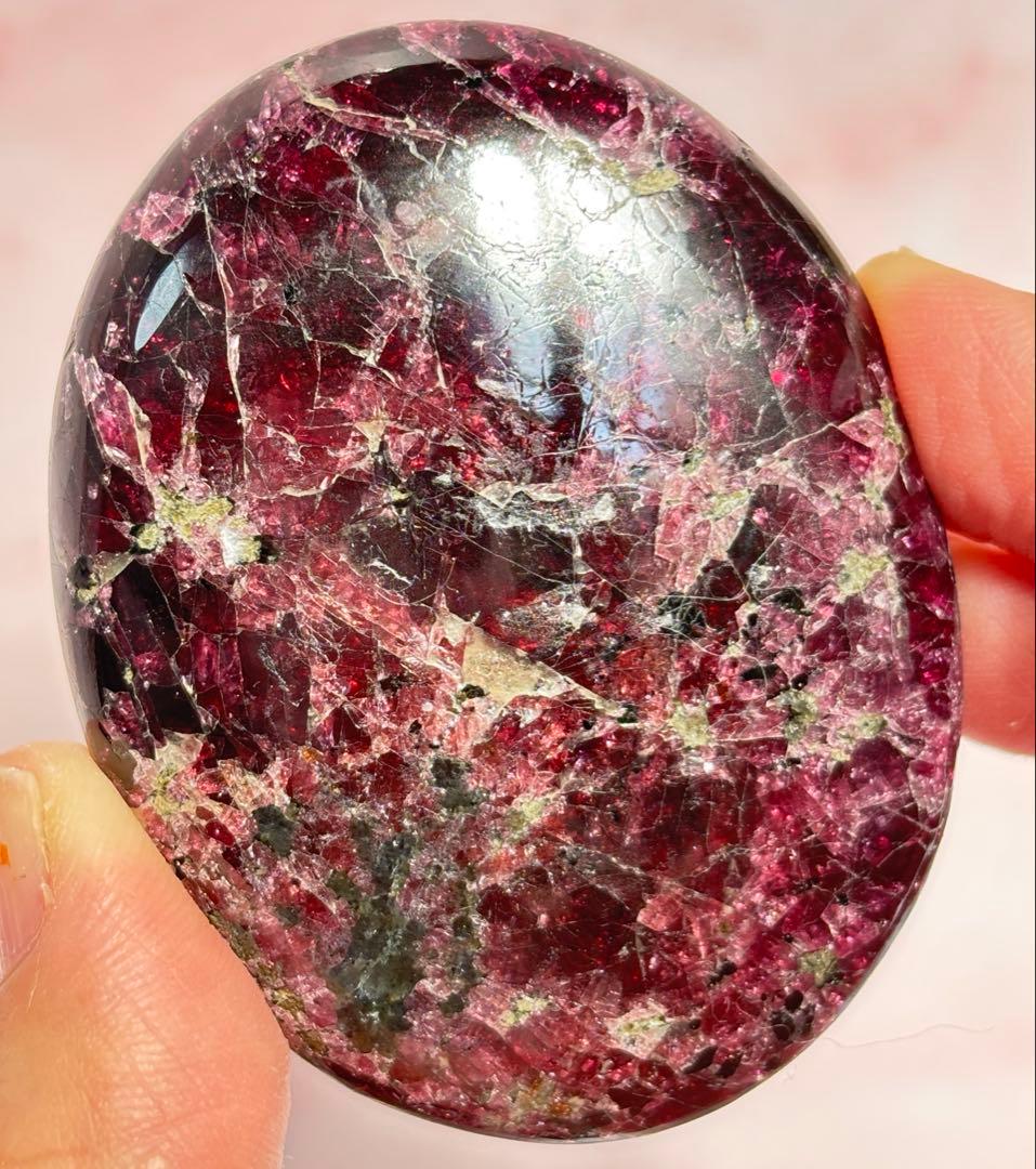 ガーネット　ハイグレード　パーム　綺麗すぎる　1月誕生日石