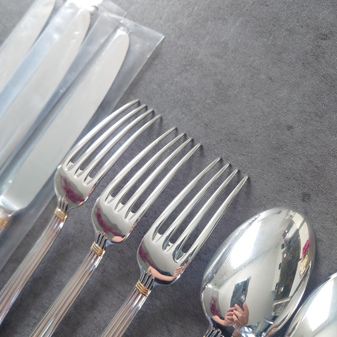 美品 クリストフル アリアゴールドリング デザートサイズ 未開封含む 9点