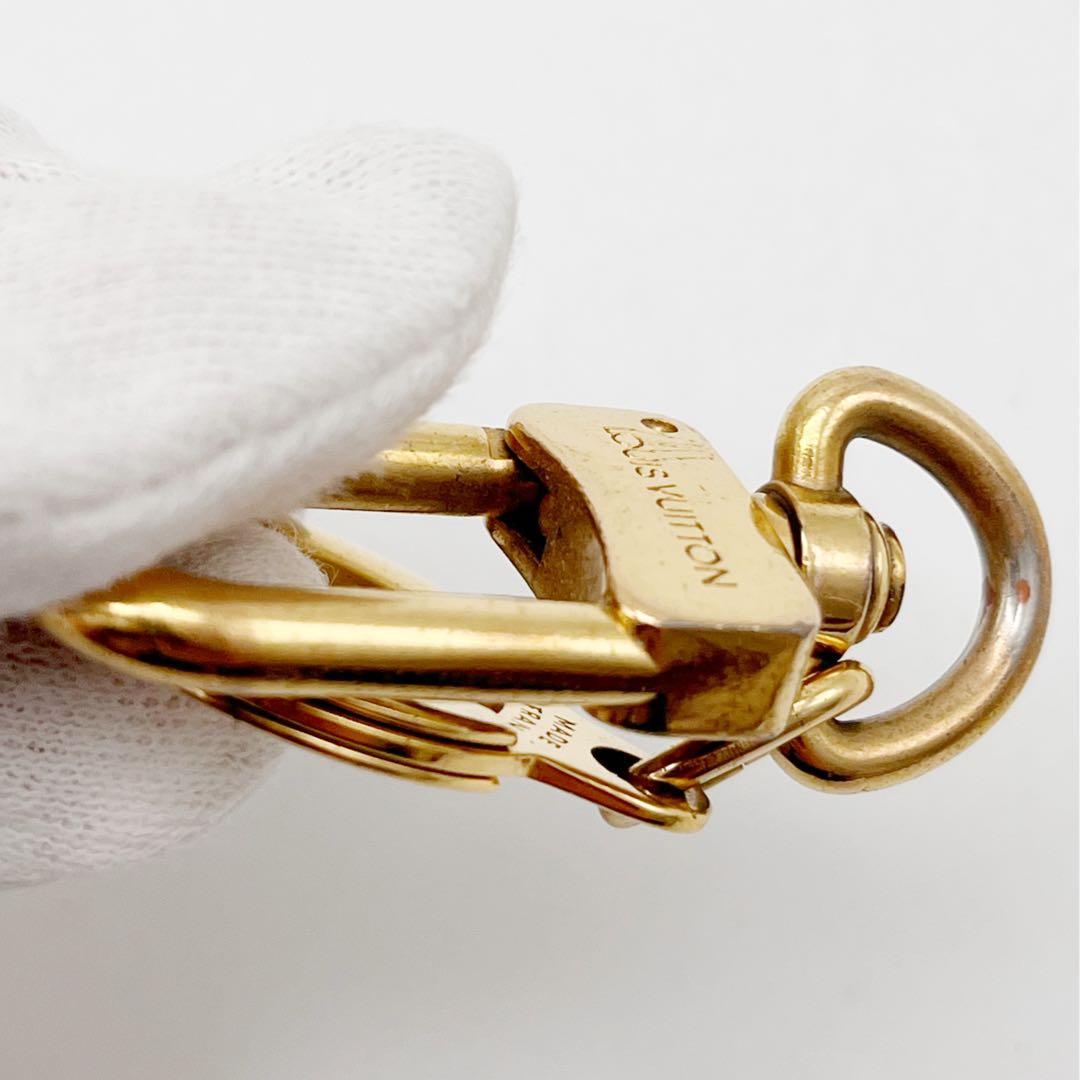 ルイヴィトン アノクレ　ゴールド バッグチャーム キーホルダー　キーリング