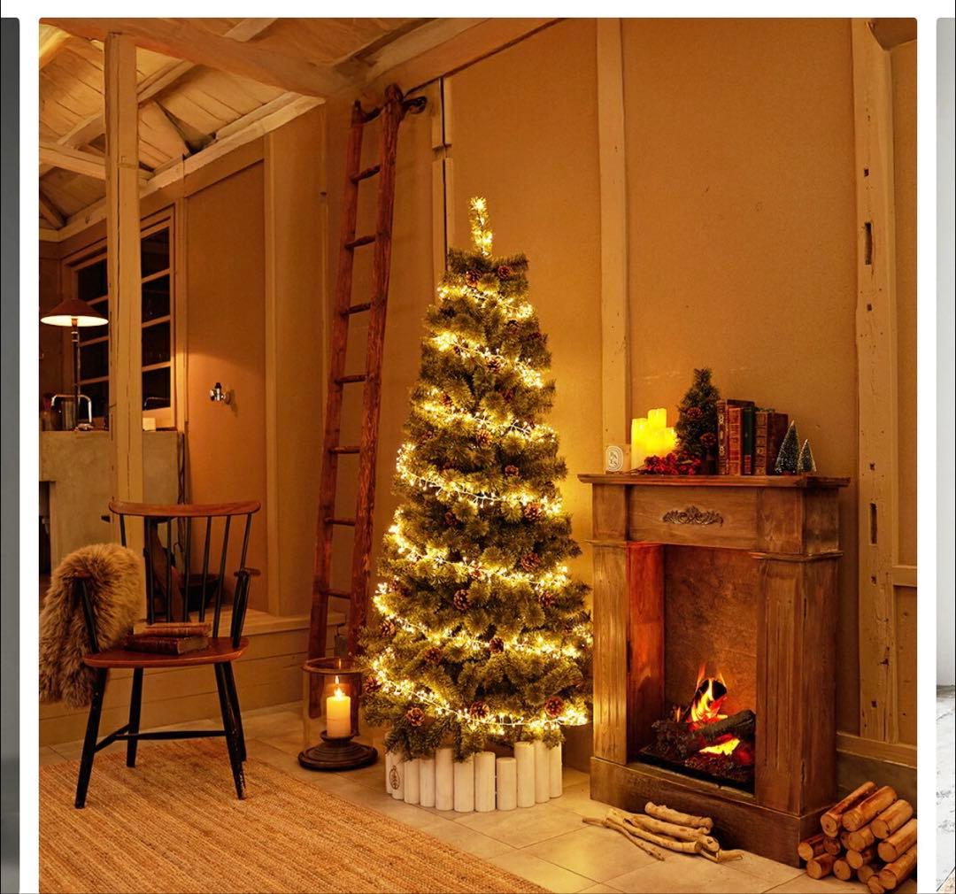 Alsace アルザス クリスマスツリー 120cm 麻バッグトップスターSET