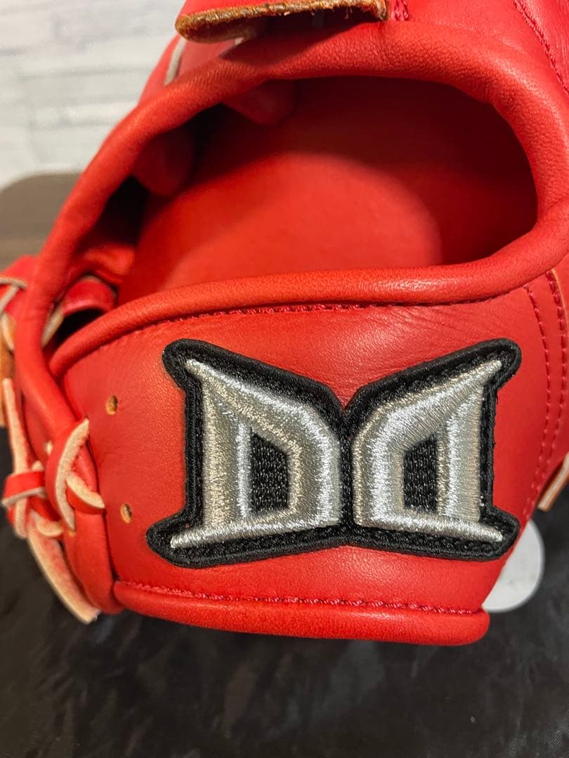 野*き様 新品軟式グローブ　ダビドスポーツ　大人サイズ　未使用品　グローブ　オレ