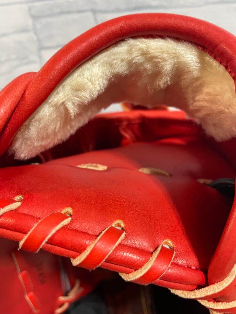 野*き様 新品軟式グローブ　ダビドスポーツ　大人サイズ　未使用品　グローブ　オレ