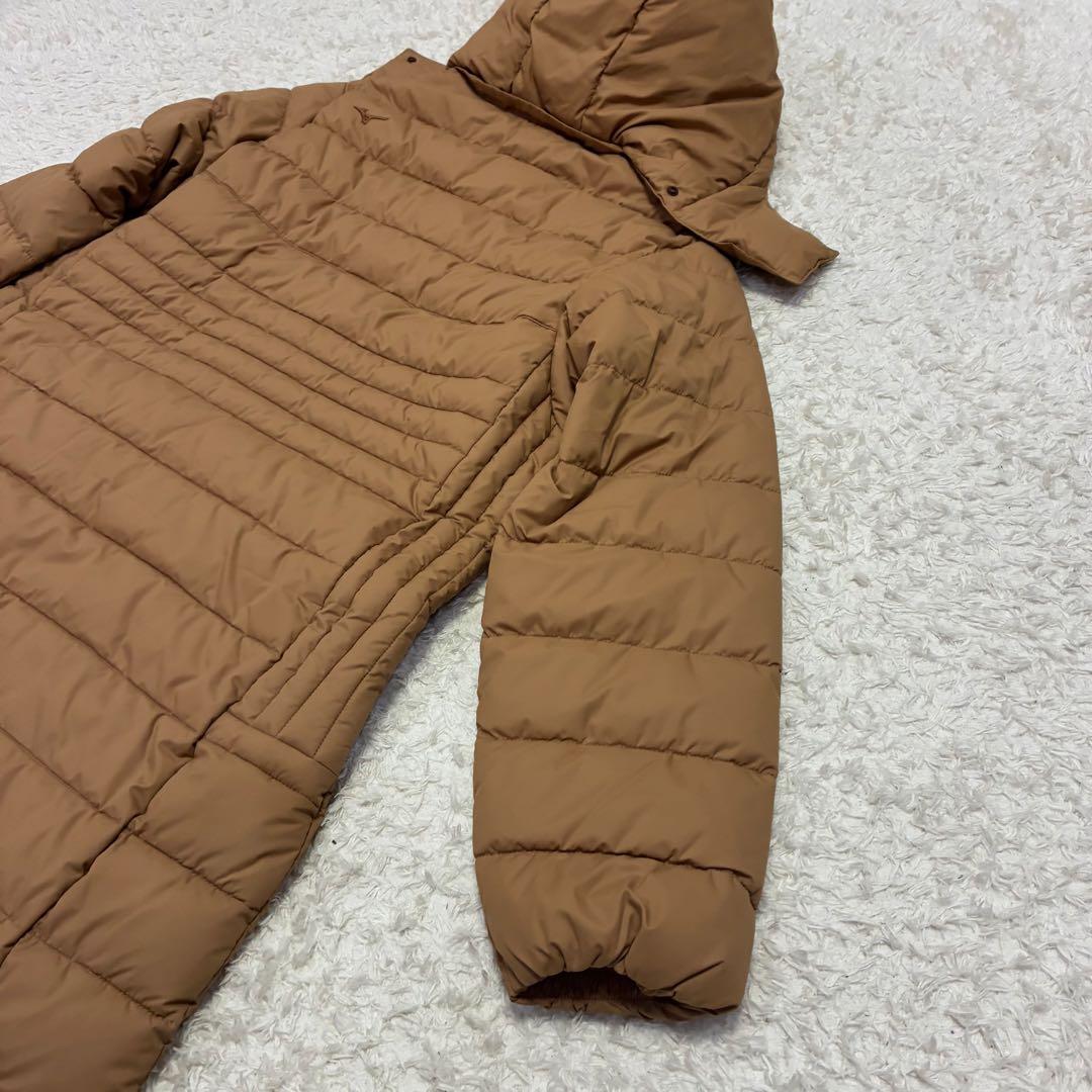 新品タグ付き プレスサーモリフレクションギア中綿ロングコート キャメル XL