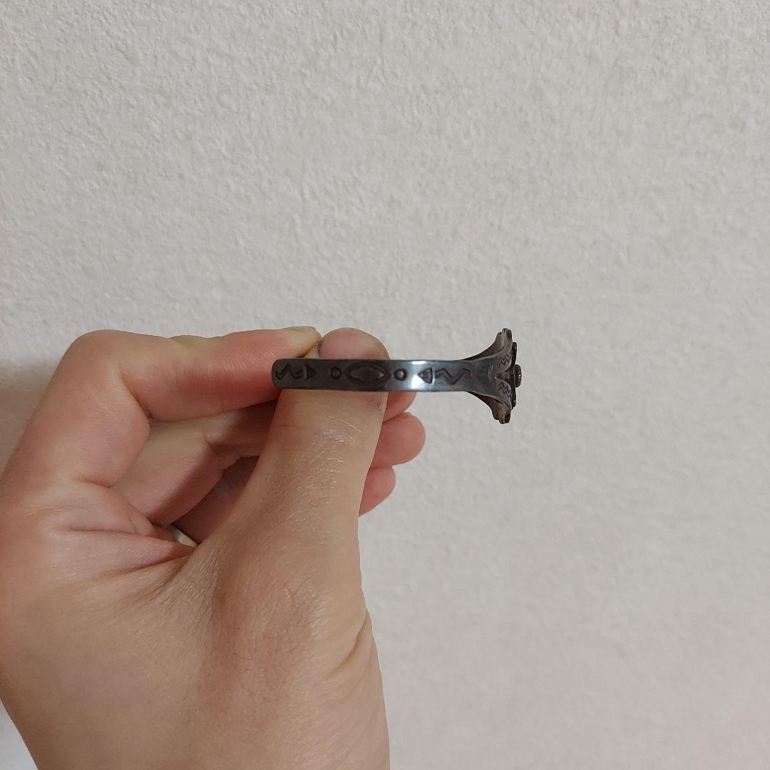 vintage ナバホバングル　フレッドハービースタイル　ターコイズ