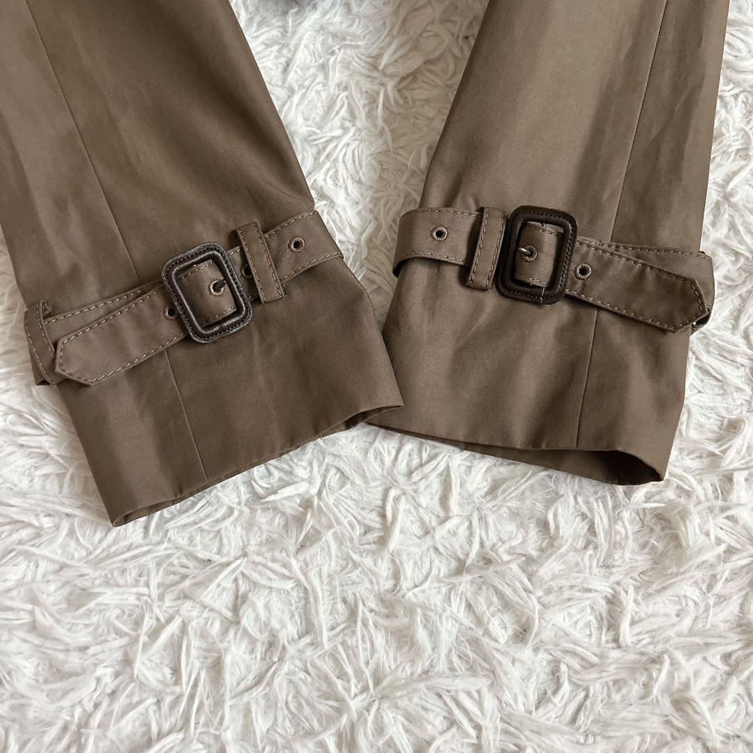 美品⁂ポールスチュアート⁂ ロングトレンチコート　ライナー　ベルト　ブラウン　M