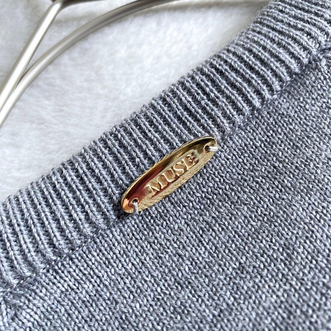 【ほぼ未使用✨】Deuxieme Classe WISH クルーネックニットPO