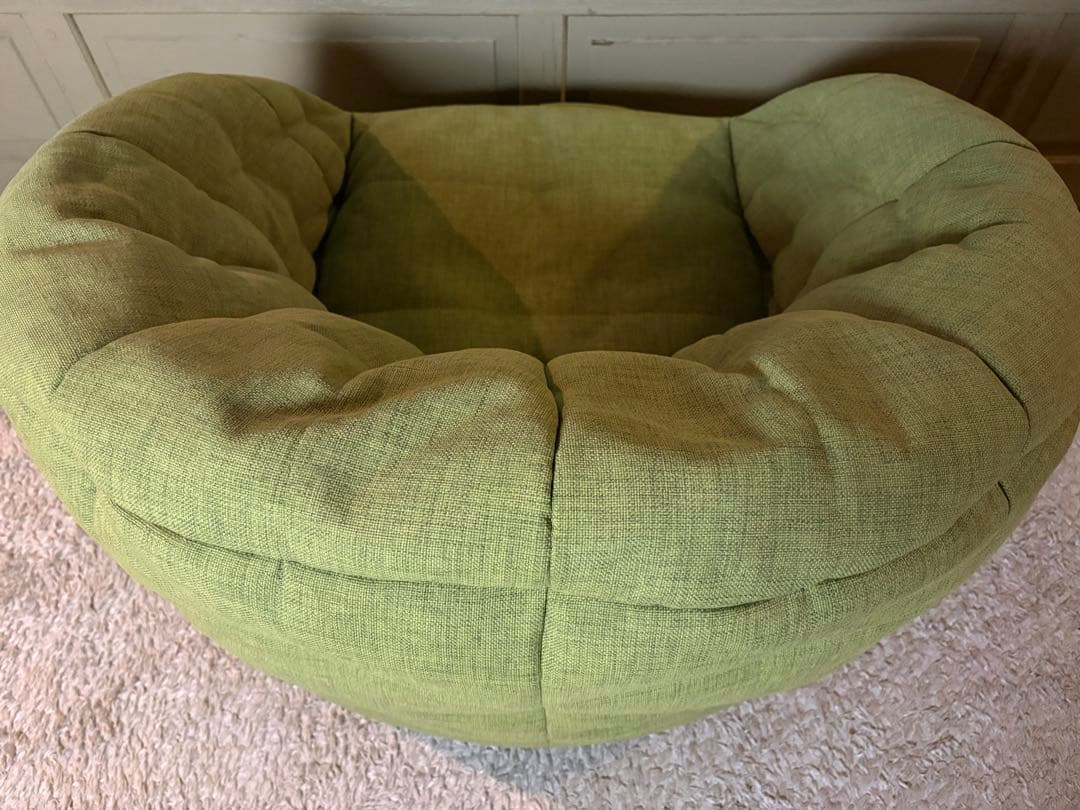 アンビエントラウンジ バタフライソファ ライムグリーン ビーズソファ