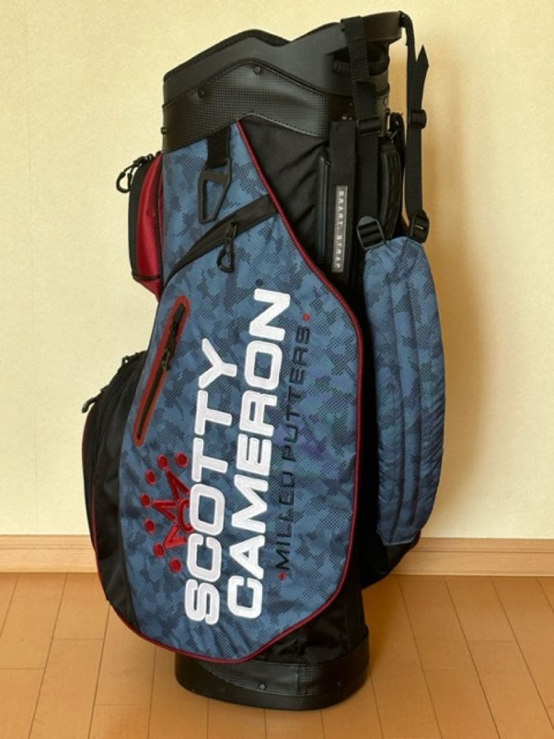 スコッティキャメロン2024エクスプローラーカートバックUSA ブルー/レッド