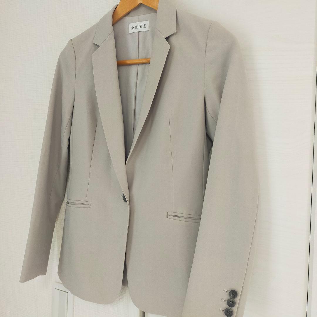 PLST グレー ビジネススーツ XS プラステ セットアップ フォーマル