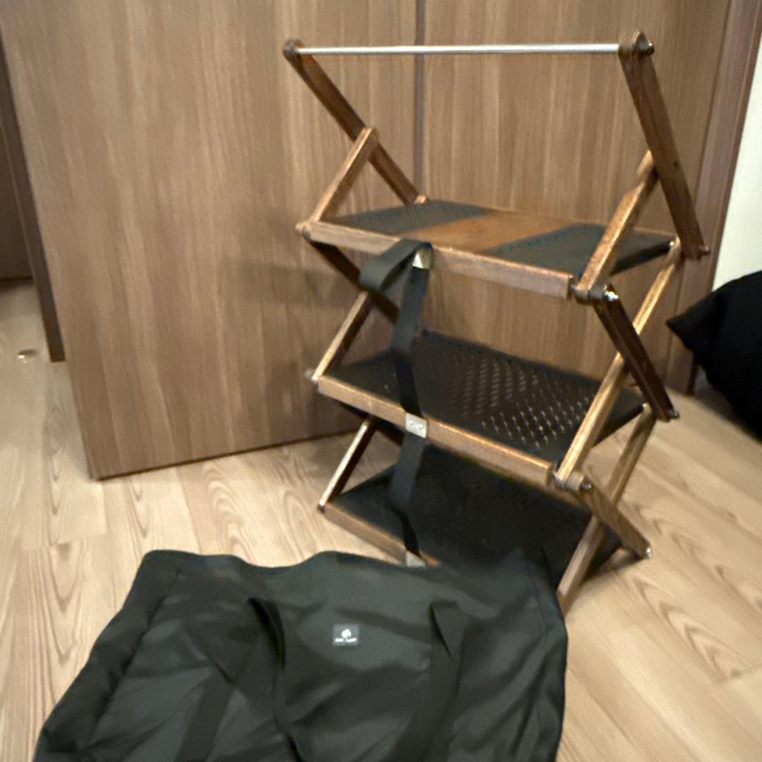 kimicamp キミキャンプ ３段ラック アイアン&ウッド