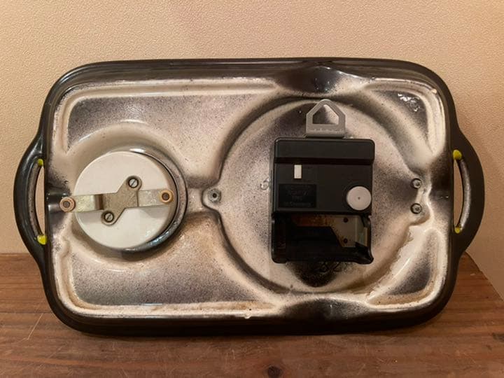 DUGENA 壁掛け時計 陶器製 ビンテージ レトロ ダメージ有　最終値下げ