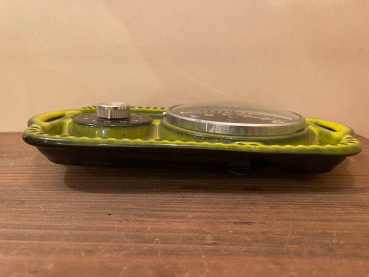 DUGENA 壁掛け時計 陶器製 ビンテージ レトロ ダメージ有　最終値下げ