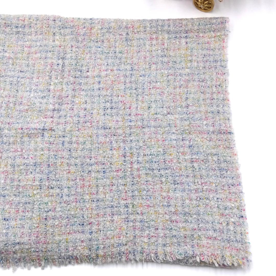 シャネル❤パステルカラー マフラー❤グレー