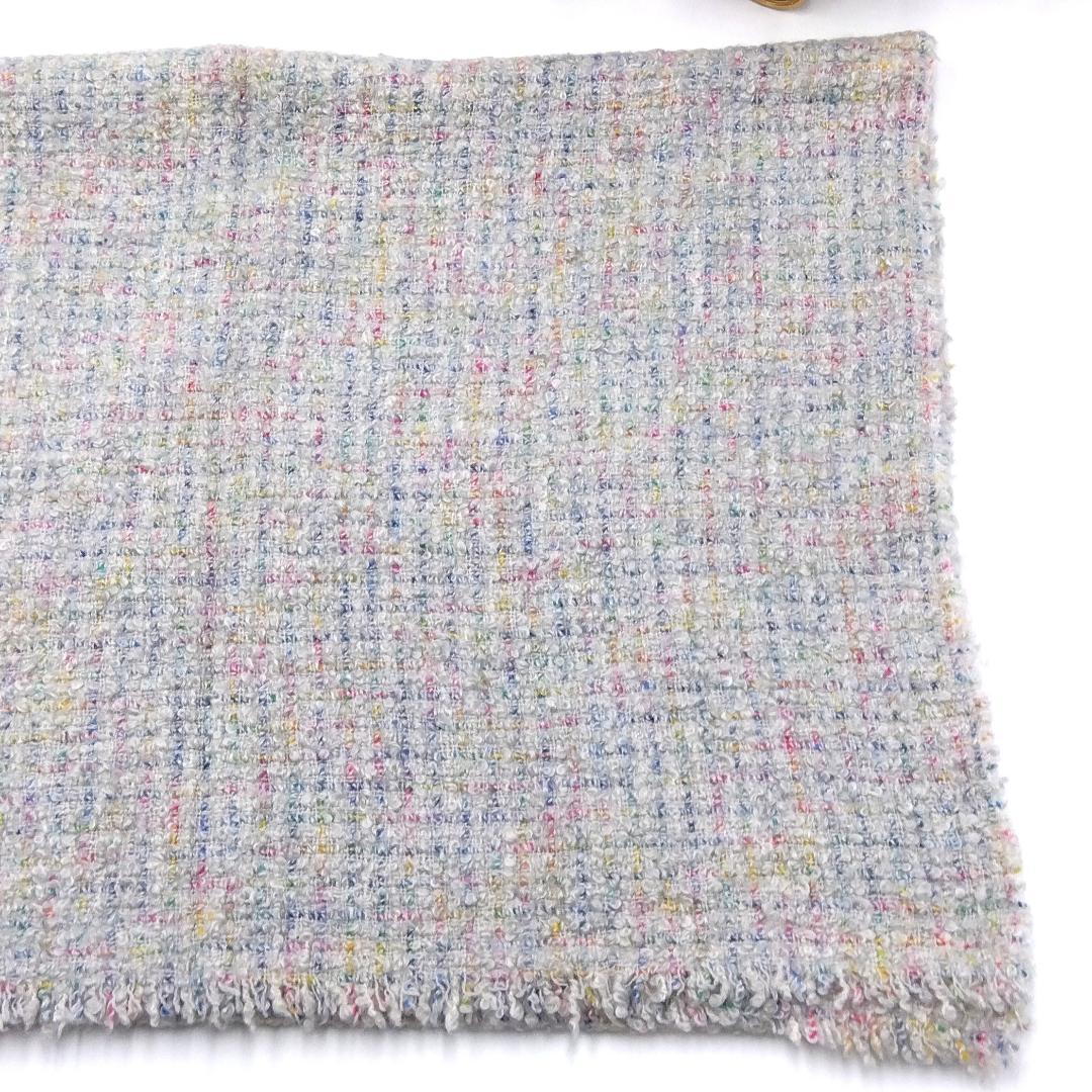 シャネル❤パステルカラー マフラー❤グレー