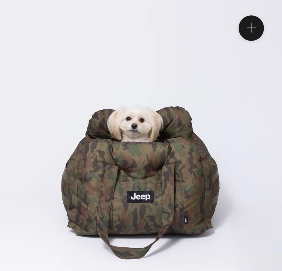 【未使用】Jeep 3WAYドライブキャリーベッド 迷彩柄