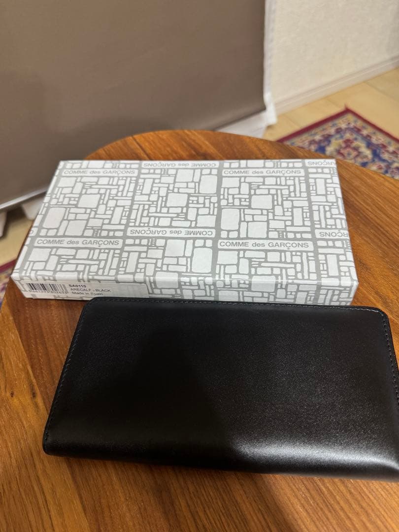 COMME des GARÇONS ブラック長財布 箱付き