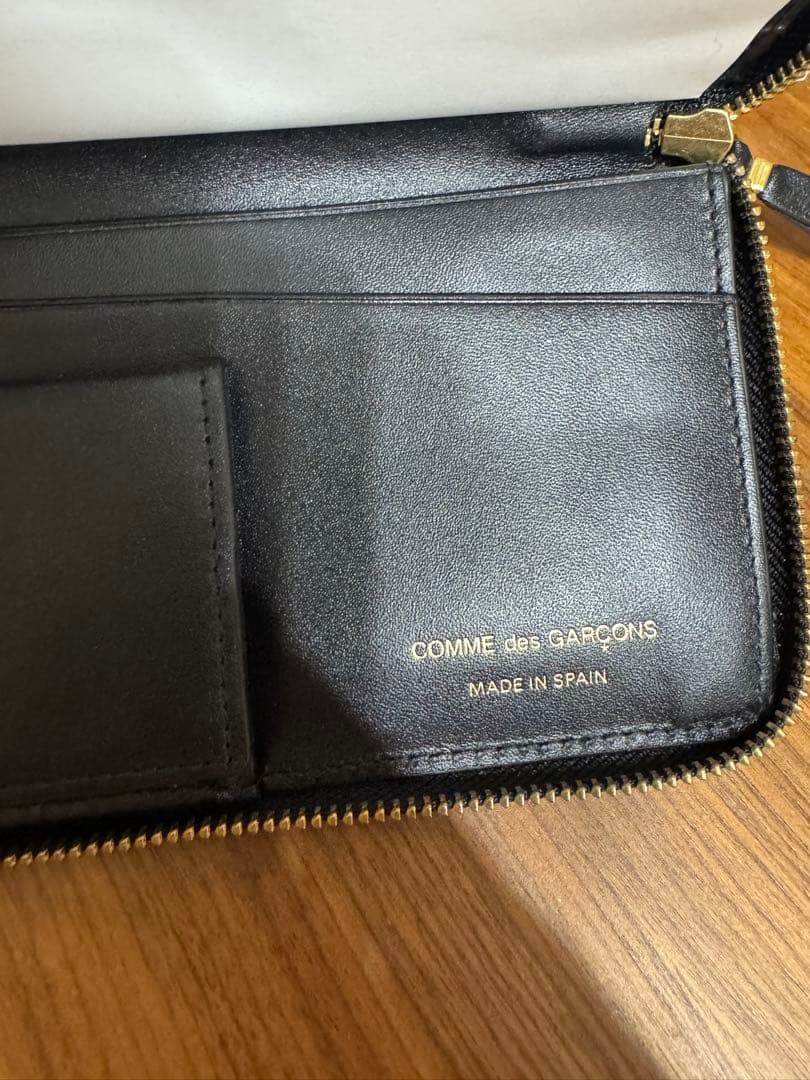 COMME des GARÇONS ブラック長財布 箱付き