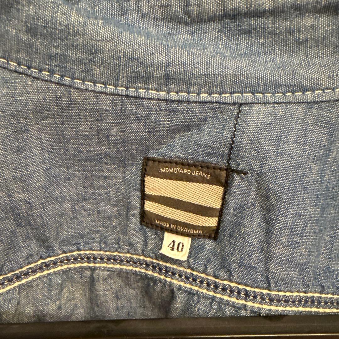 Momotaro Jeans デニムシャツ サイズ40