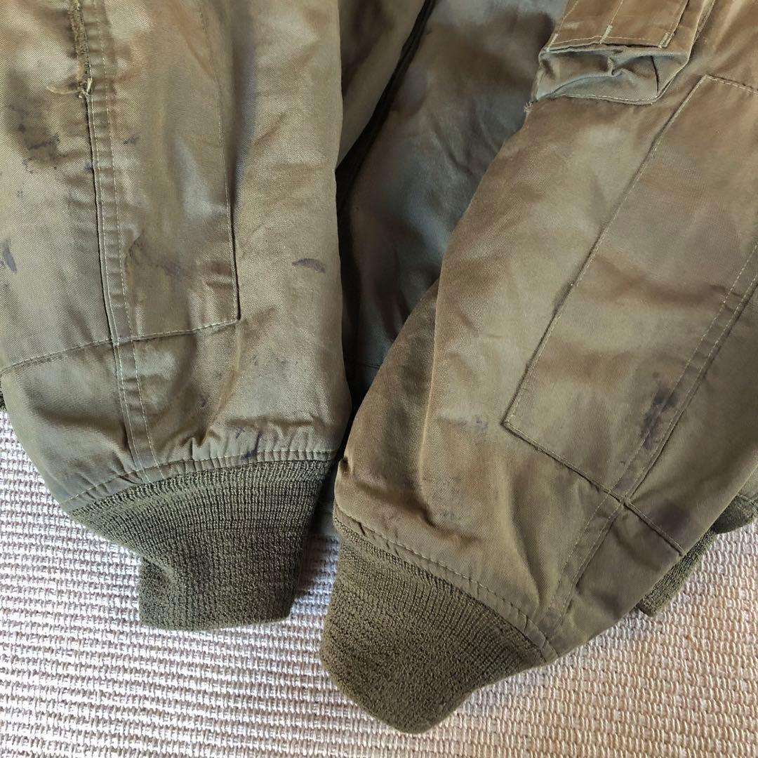 米軍実物 80s ISRATEX タンカースジャケット 難燃性 アラミド L-S