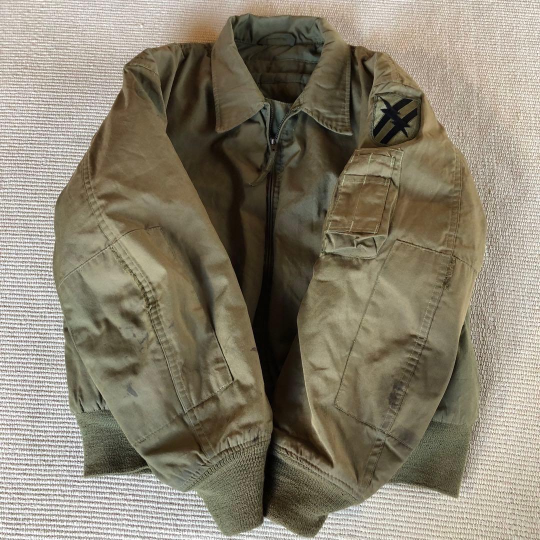 米軍実物 80s ISRATEX タンカースジャケット 難燃性 アラミド L-S