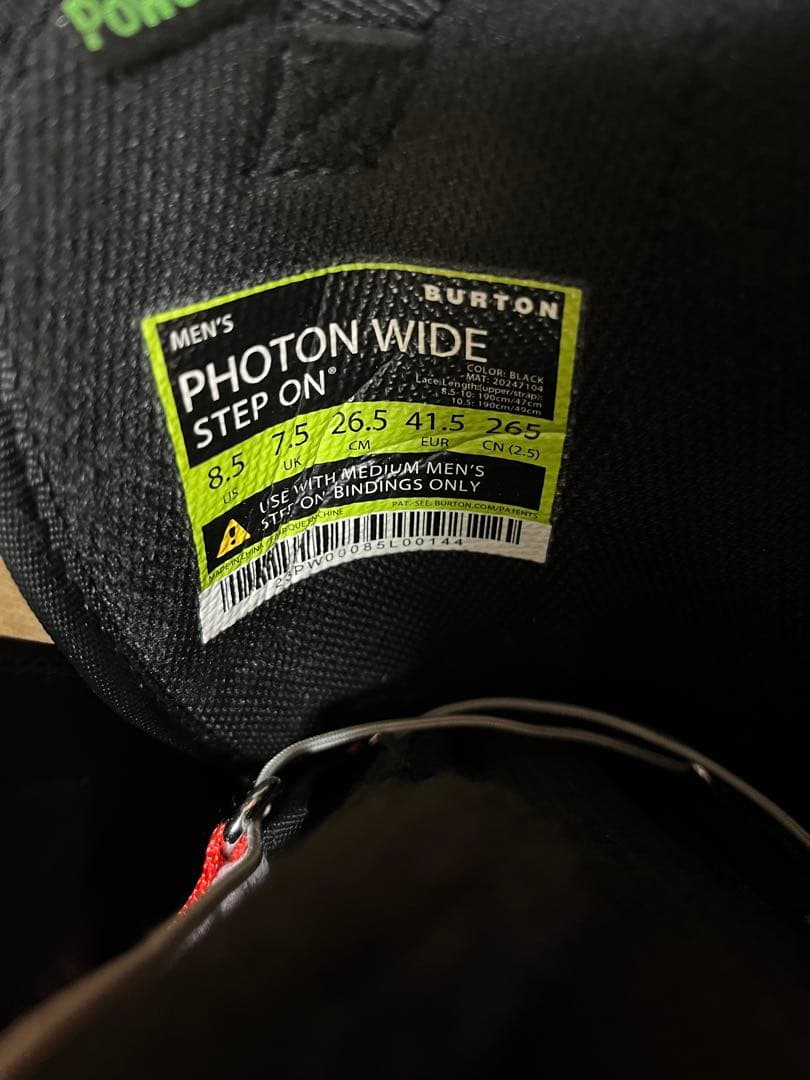 スノーボード Burton stepon GENESIS reflex photon wide