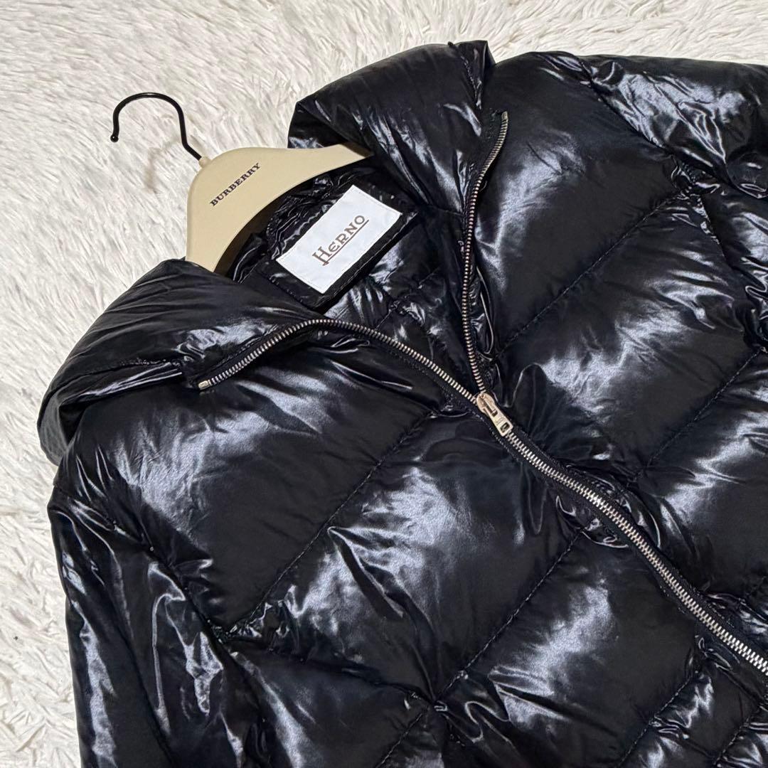 極美品　ヘルノ　Ultralight ダウンコート　ロング丈　フード