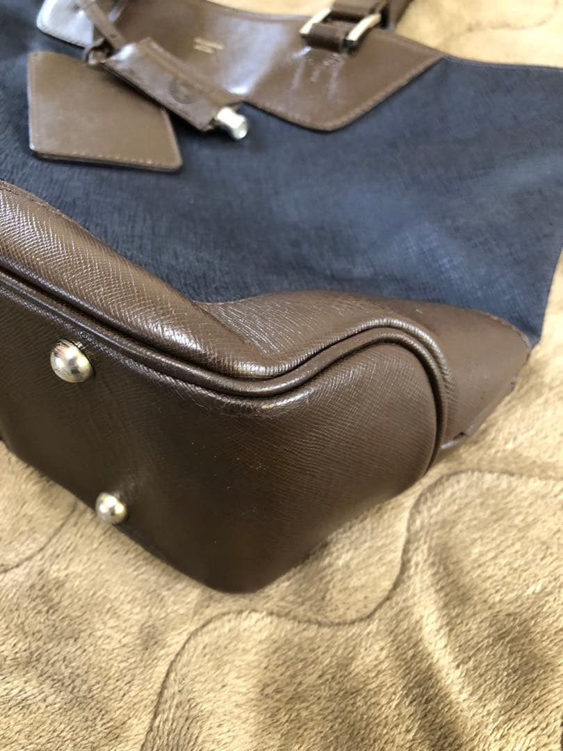 ペッレモルビダ　2way キャピターノ　メイデンボヤージュ ネイビー➕ブラウン