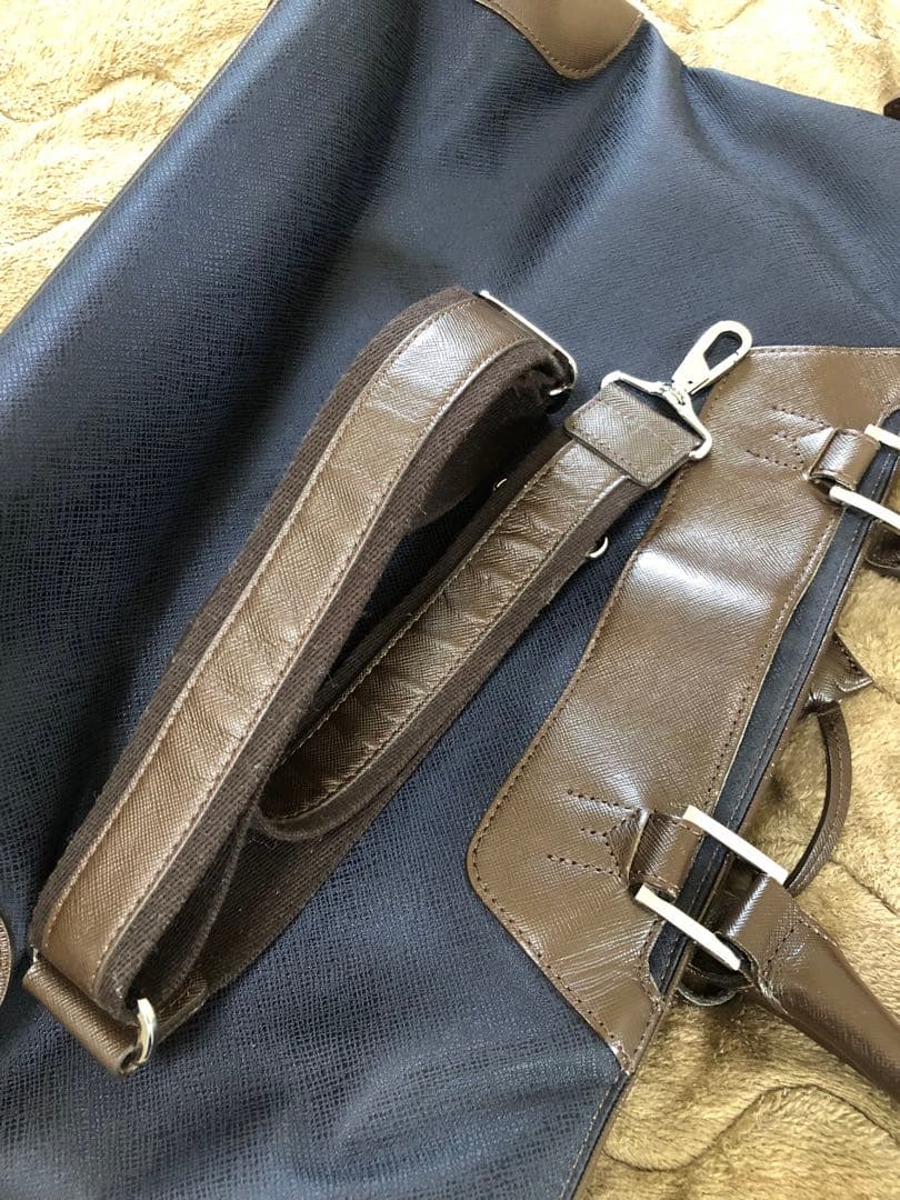 ペッレモルビダ　2way キャピターノ　メイデンボヤージュ ネイビー➕ブラウン