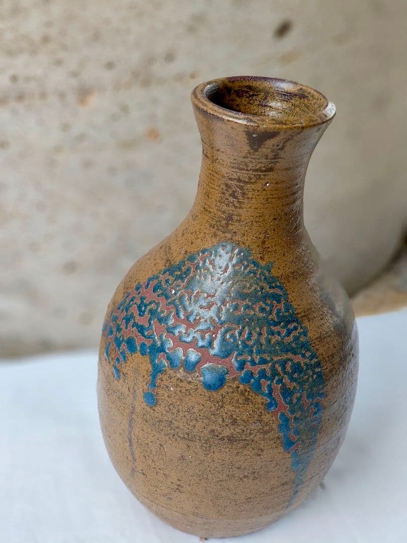 【ヴィンテージ】沖縄　琉球焼き　やちむん　壺　花瓶　【壺屋焼】