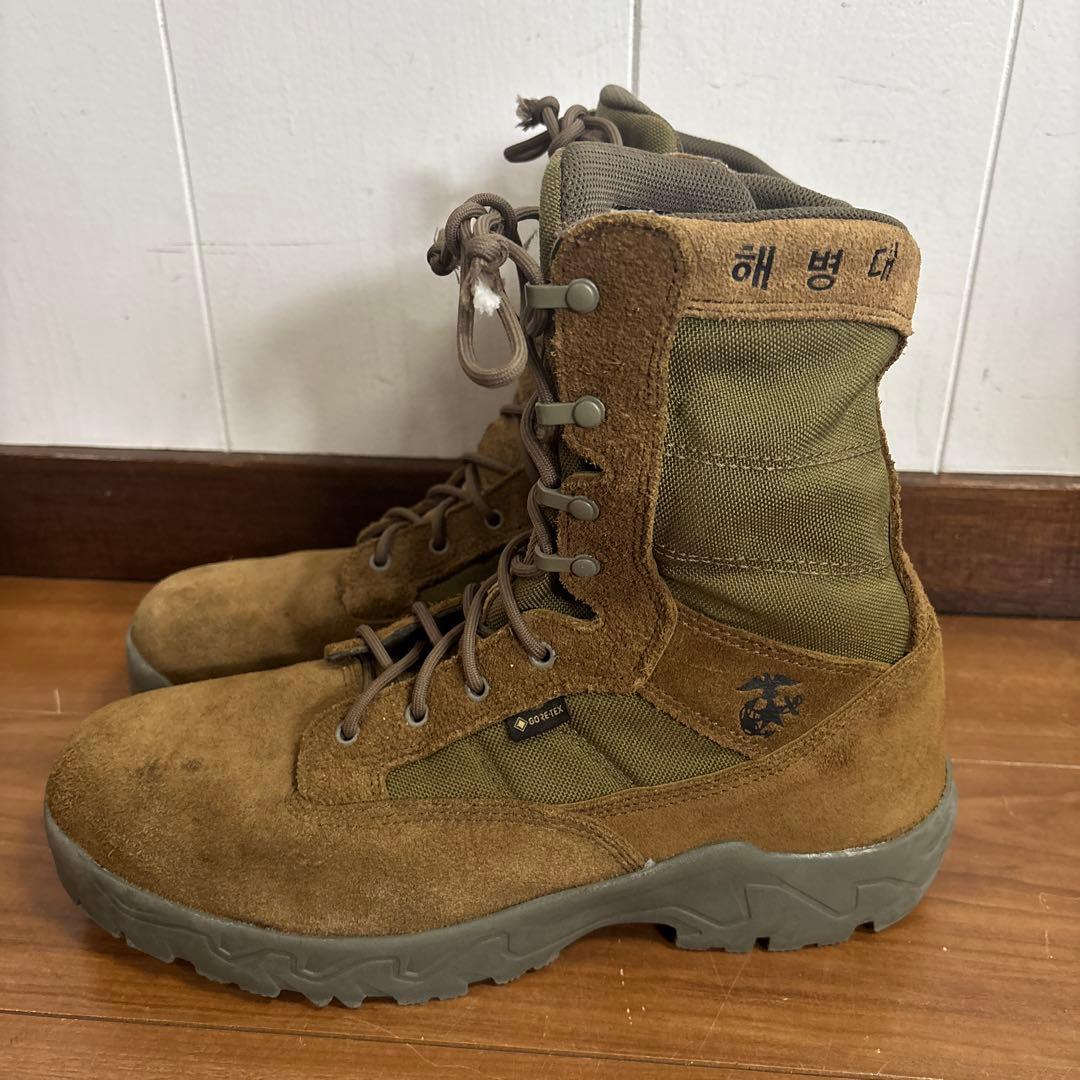 美品　韓国軍　海兵隊　実物　GORE−TEX ミリタリーブーツ　28cm