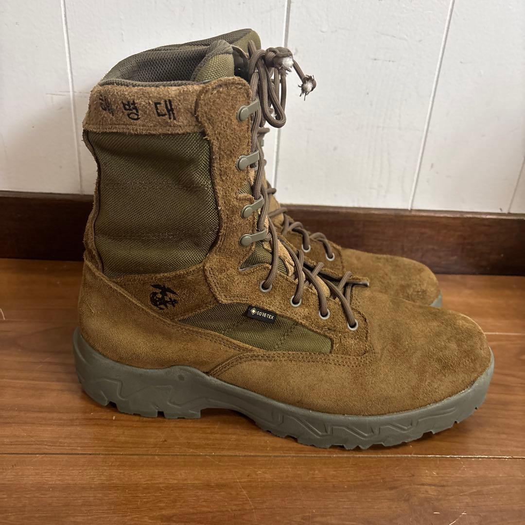 美品　韓国軍　海兵隊　実物　GORE−TEX ミリタリーブーツ　28cm