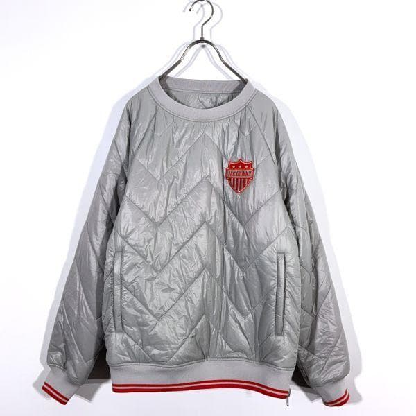 【美品】ジャックバニー リバーシブル 中綿ブルゾン ボア グレー/赤 サイズ4