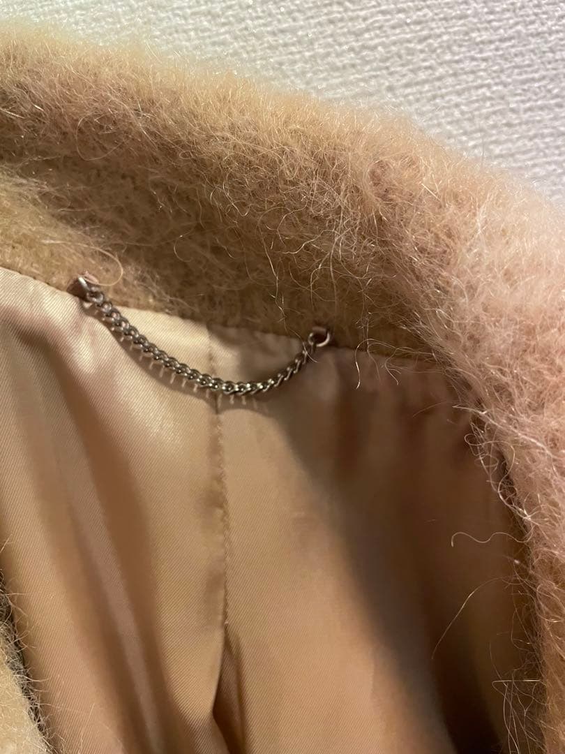 23区　MANTECO シャギー　チェック　コート