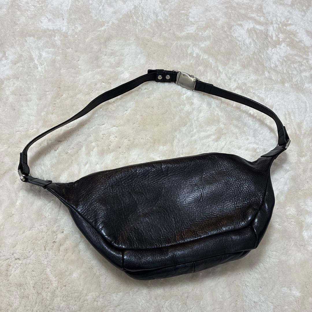 【美品•廃盤】aniary アンティークレザー　ウエストバッグ