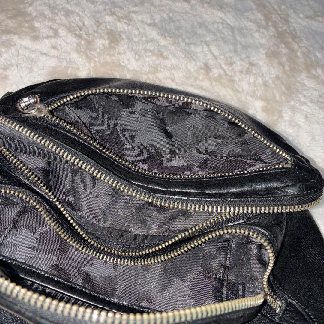 【美品•廃盤】aniary アンティークレザー　ウエストバッグ