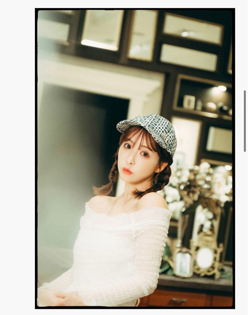 CA4LA MISTREASS チェック柄キャップ