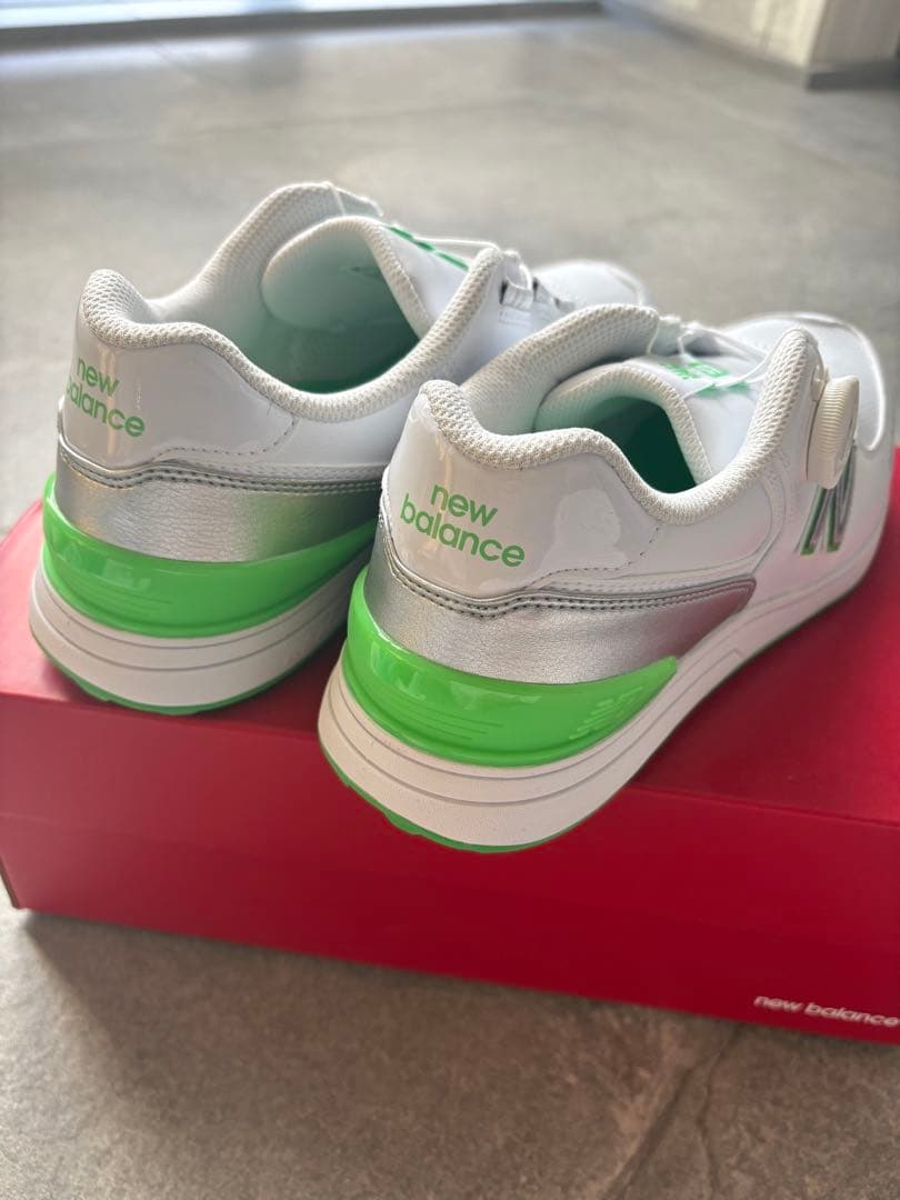 New Balance 574 ゴルフシューズ グリーン golf 新品　箱付き