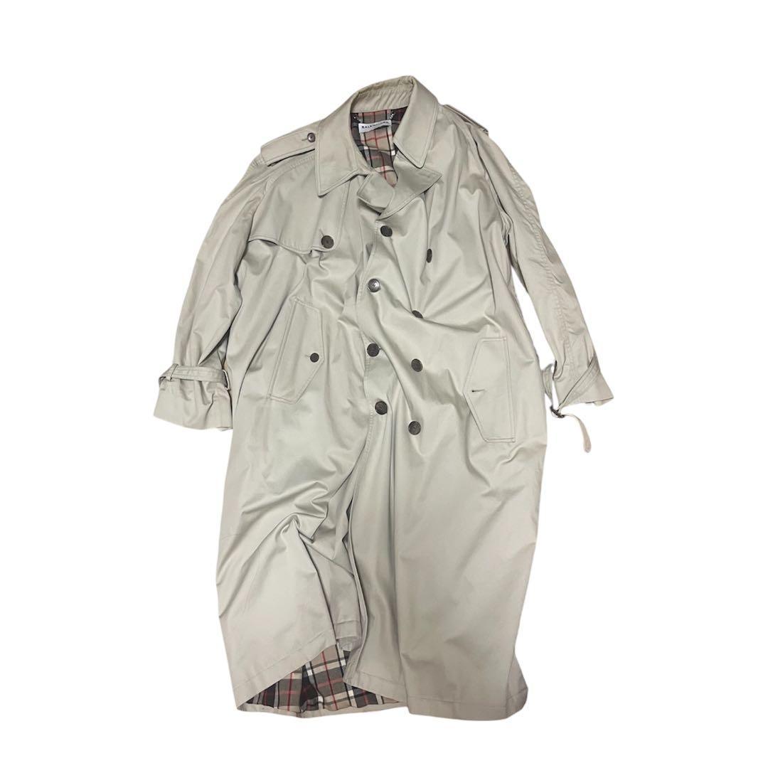 キ*2様 BALENCIAGA デムナ期　アシンメトリートレンチコート
