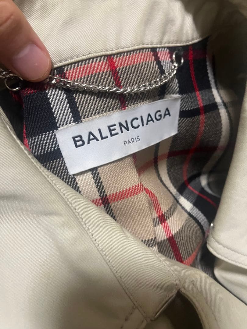 キ*2様 BALENCIAGA デムナ期　アシンメトリートレンチコート