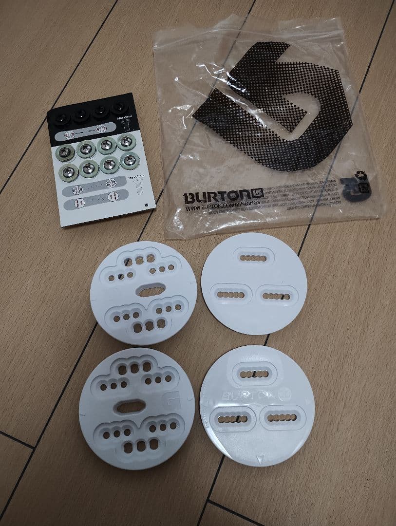 ★BURTON★バートン★ビンディング★カスタム★白★24-26cm★ジャンク★
