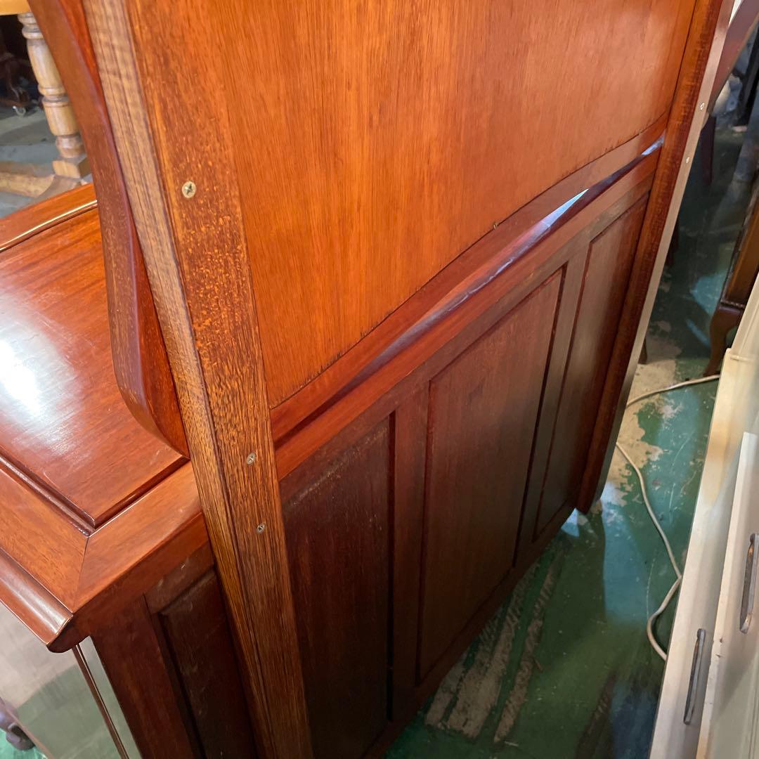 アンティーク・マホガニー・ミラーチェスト