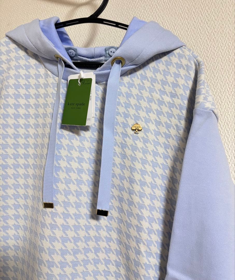 ケイトスペード ガールズ 千鳥フードワンピース 140cm 新品♪