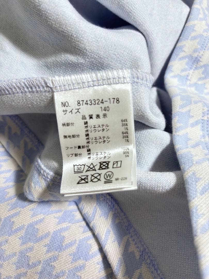 ケイトスペード ガールズ 千鳥フードワンピース 140cm 新品♪