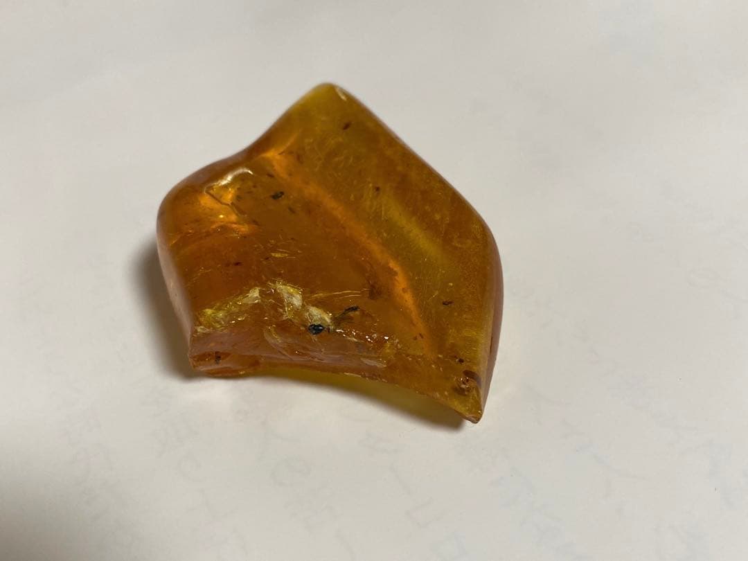 琥珀の半化石のコーパル　希少　虫入り　パワーストーン
