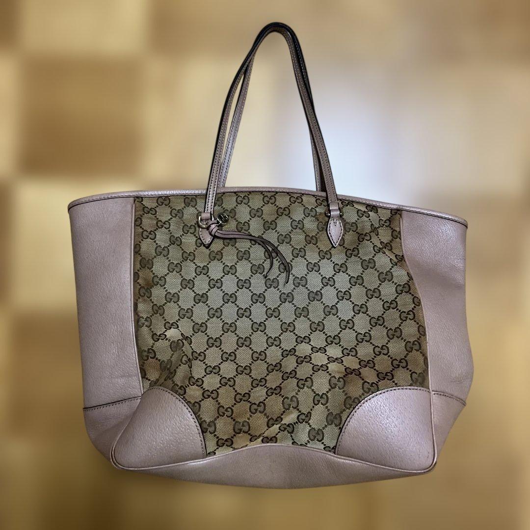 GUCCI トートバッグ ベージュ