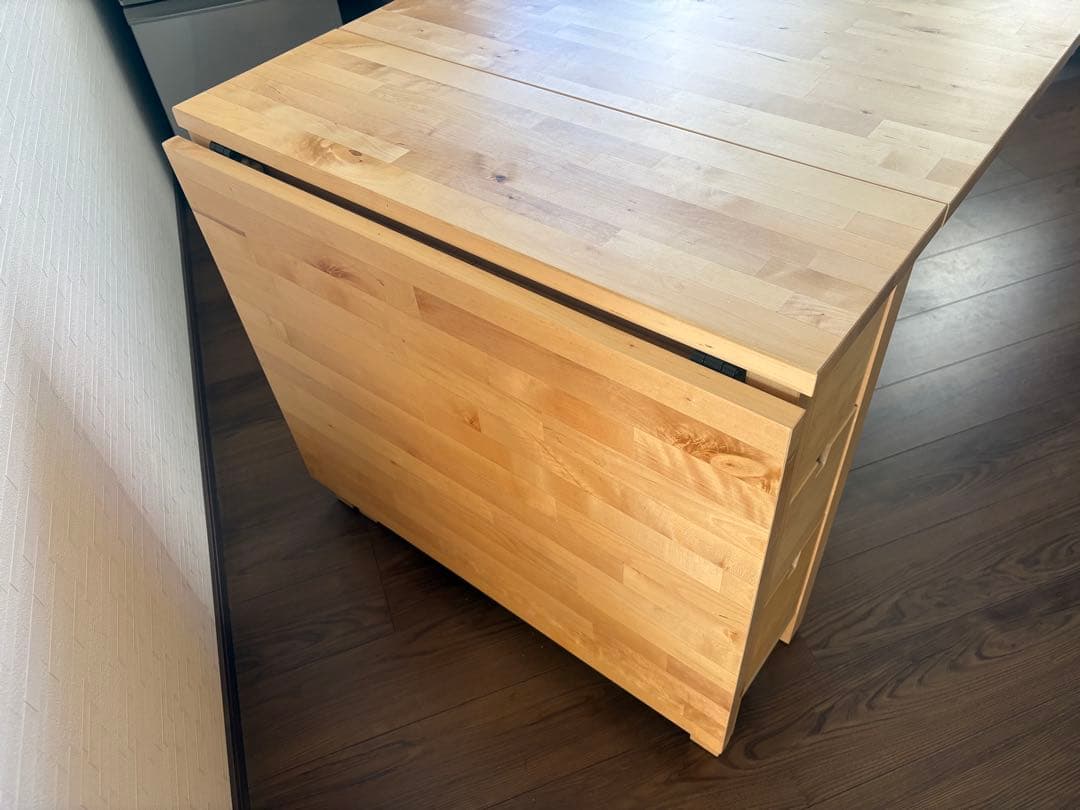 【2/6までの購入限定値下げ】IKEA 収納付きバタフライテーブル　NORDEN
