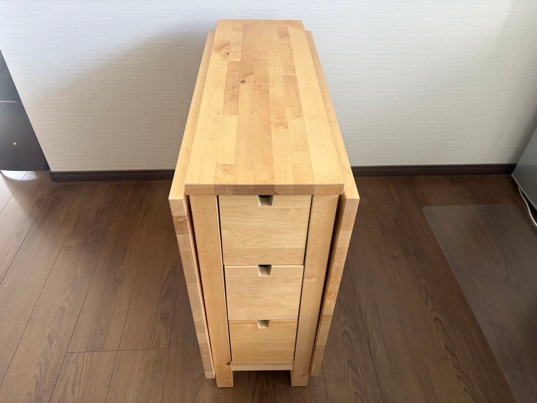 【2/6までの購入限定値下げ】IKEA 収納付きバタフライテーブル　NORDEN