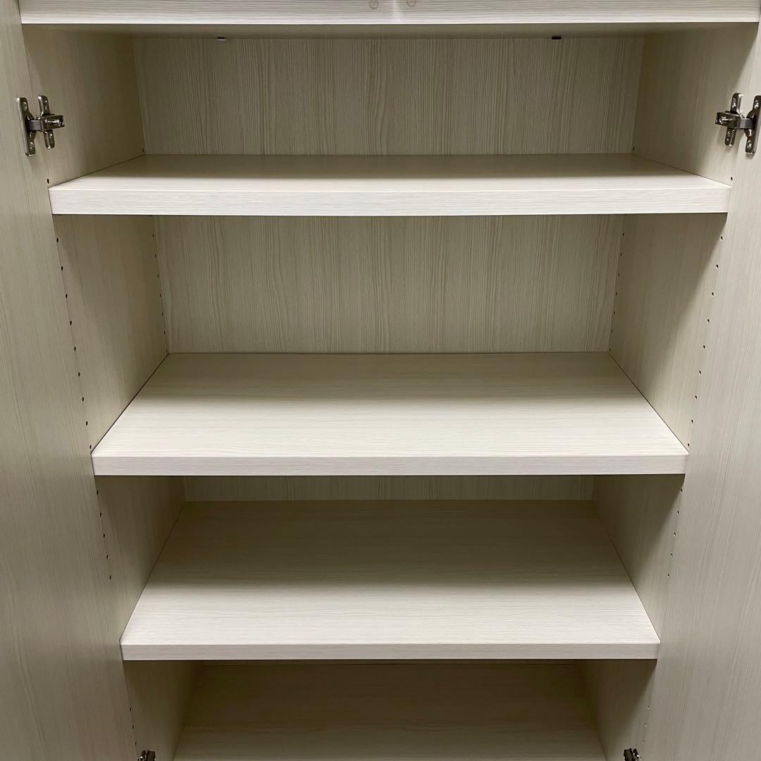 フナモコ　リビングシェルフ　ホワイトウッド　KFD-74/KFS-74