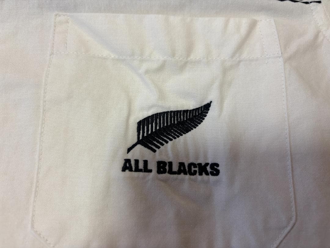 日本未発売品 オールブラックス ハワイアンシャツ ホワイト　XL